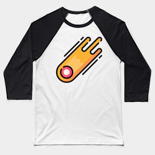 meteorite icon sticker Baseball T-Shirt